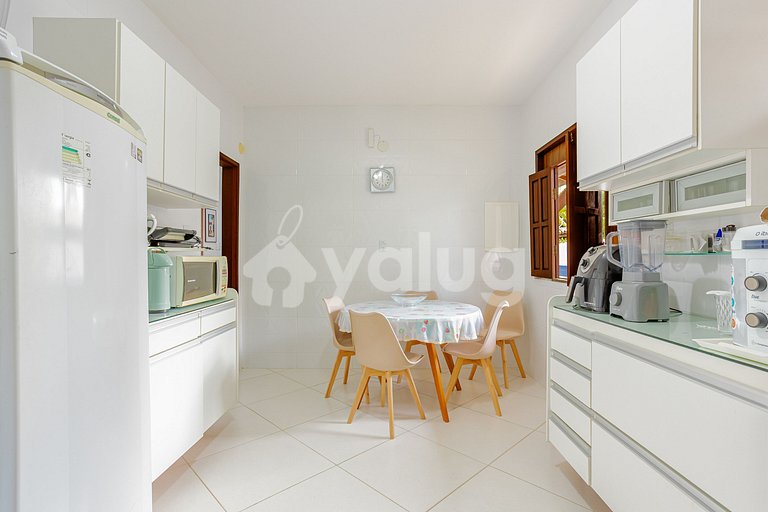 Maravilhosa Casa 5 Suítes a 550m da Praia