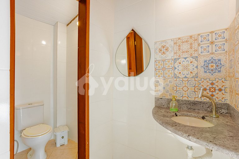 Maravilhosa Casa 5 Suítes a 550m da Praia