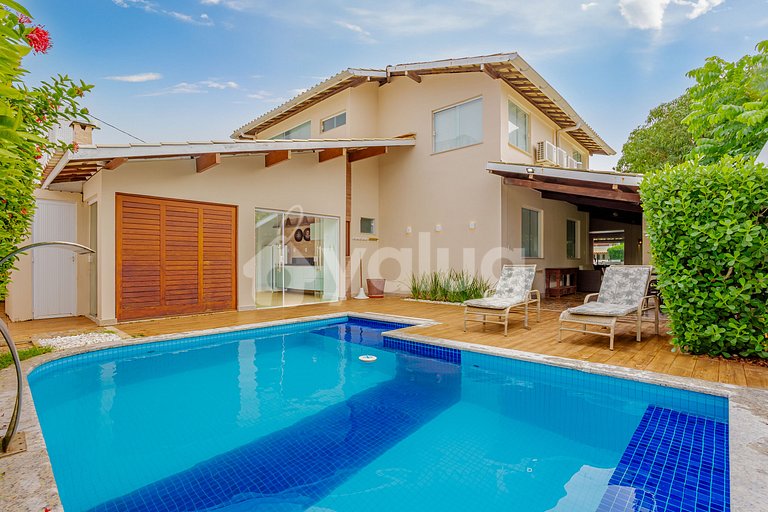 GB151 Perfeita Casa c/ piscina 7/4 a 160m da Praia  Guarajub