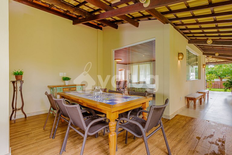 GB151 Perfeita Casa c/ piscina 7/4 a 160m da Praia  Guarajub