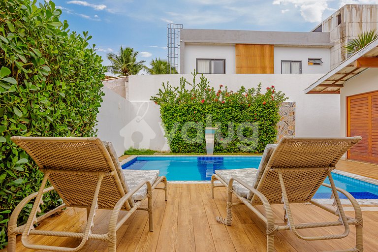 GB151 Perfect 7/4 house with pool, 160m from the beach