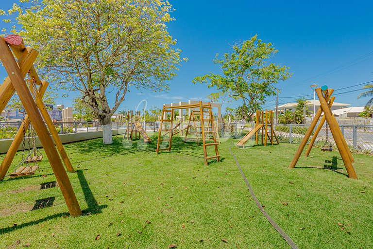 GB152 Perfeito Apart 3/4 Cond. c/ Piscina Pé na Areia