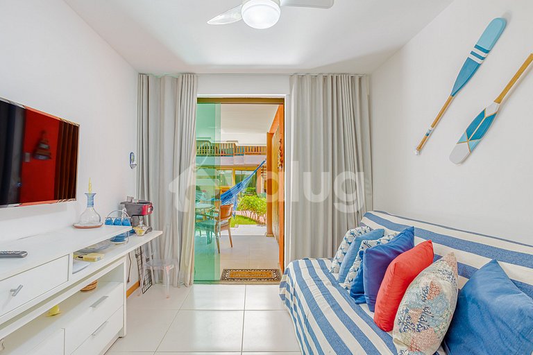 IT139 Apt 2 Suítes Cond Pé na Areia c/ Piscina
