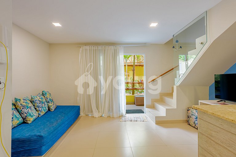 Dúplex IT 141 en condominio con piscina y acceso a la playa