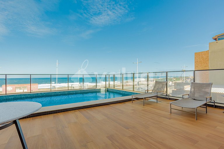 PB08 Sea-View Studio in Condo with Pool, 30m from the Beach