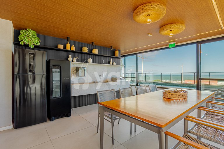 PB08 Sea-View Studio in Condo with Pool, 30m from the Beach