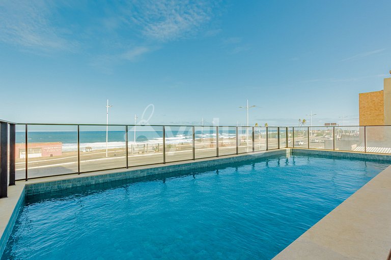 PB08 Sea-View Studio in Condo with Pool, 30m from the Beach