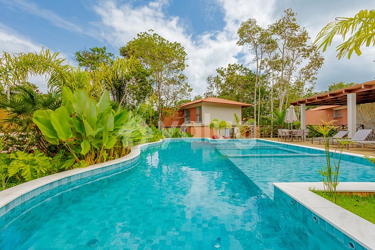 PF155 Casa perfecta c/ 2 suites en una cond. c/ piscina