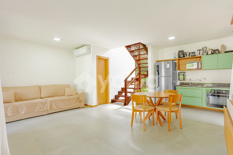 PF155 Casa perfecta c/ 2 suites en una cond. c/ piscina