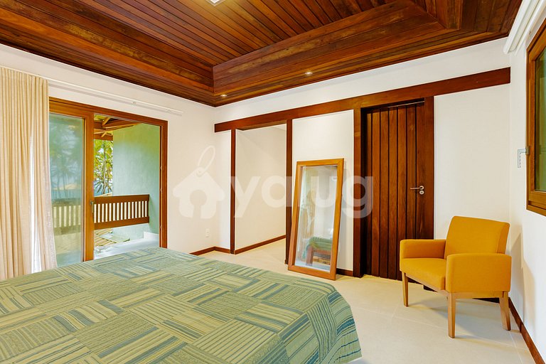 BV09 Casa Beira mar 6/4 c/ Piscina a 70m da Praia Busca Vida
