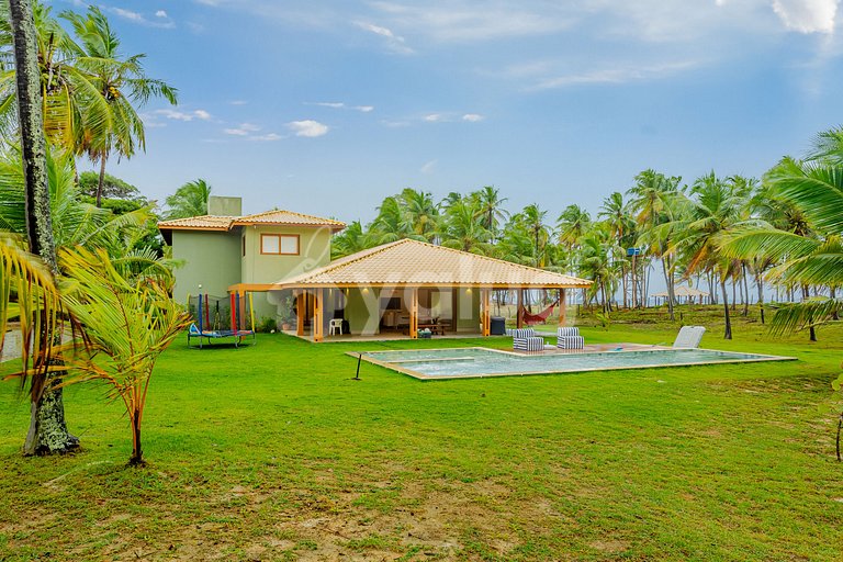 BV09 Casa frente al mar 6/4 piscina 70m de la playa