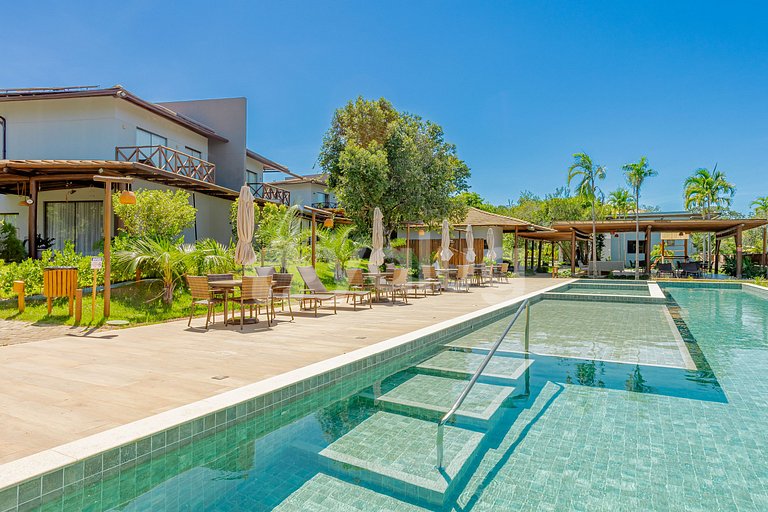 PF156 Perfect 3/4 house in a gated with pool  Praia do Forte