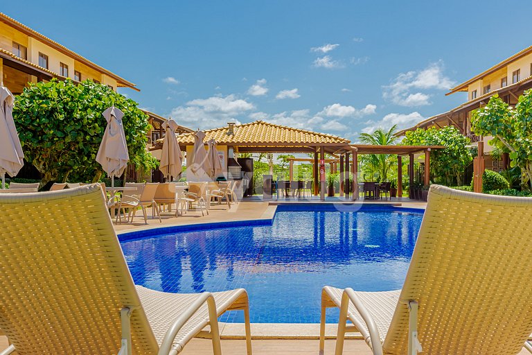 IT142 Village 4/4 | Beachfront condo with Pool Itacimirim
