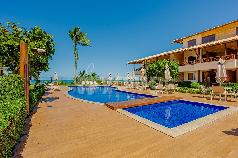 IT142 Villagae 4/4 | Cond Pé na areia c/ piscina Itacimirim