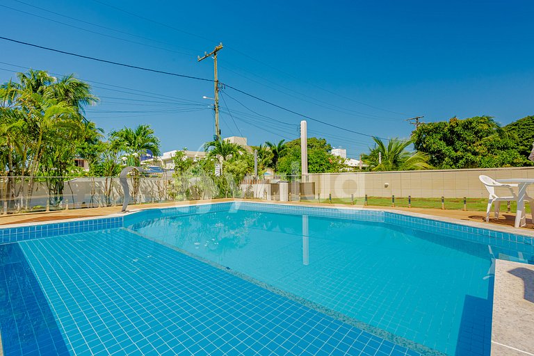 GB153 - Perfeita Casa 4/4 com Piscina Cond. Pé na areia