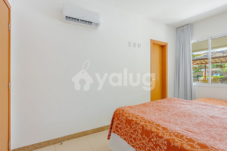 Perfeito Apart Cond c/ Piscina 100m da Praia - Itacimirim