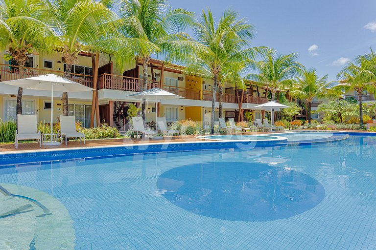 Perfect Ap Complex with Pool 100m from the Beach Itacimirim
