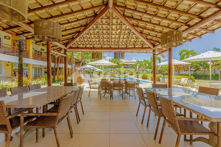 Perfeito Apart Cond c/ Piscina 100m da Praia - Itacimirim