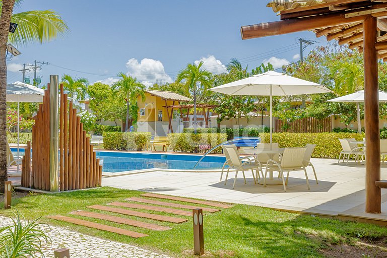 Perfect Ap Complex with Pool 100m from the Beach Itacimirim
