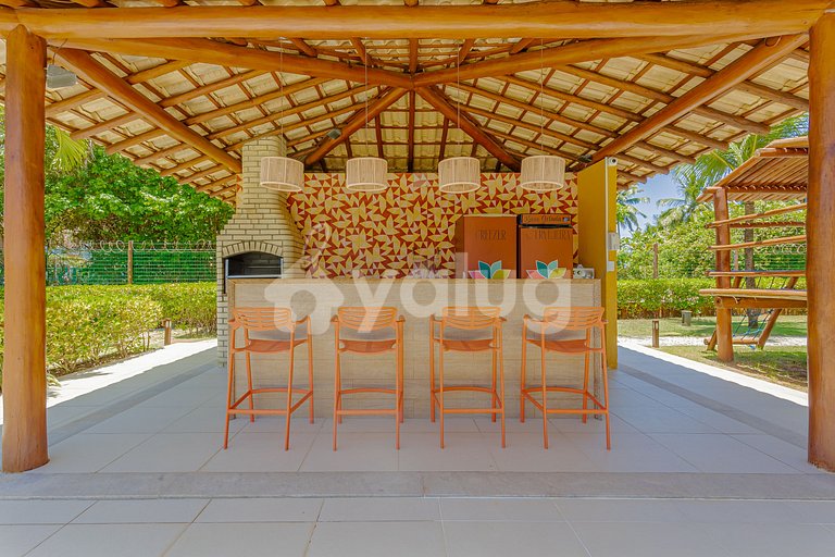 Perfeito Apart Cond c/ Piscina 100m da Praia - Itacimirim