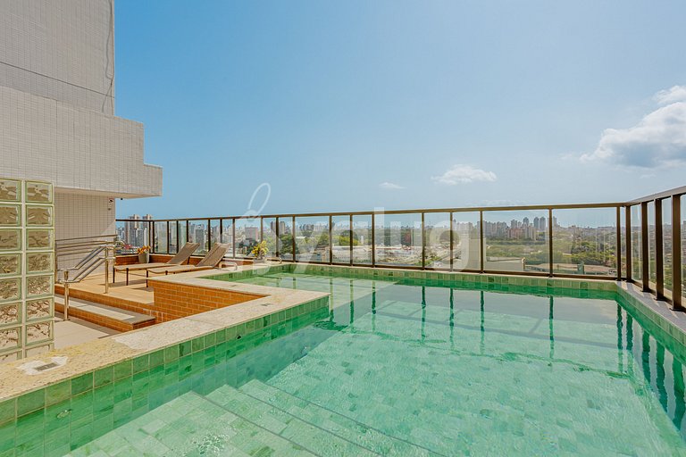 CA09 - Perfeito Ap 400m do Shopping Cnd. c/ piscina