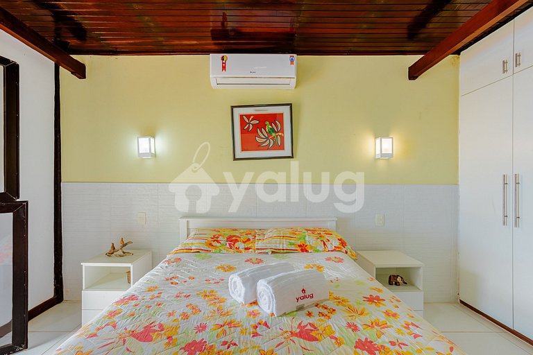GB155 Bela Casa beira-mar c/ piscina 5/4 Guarajuba