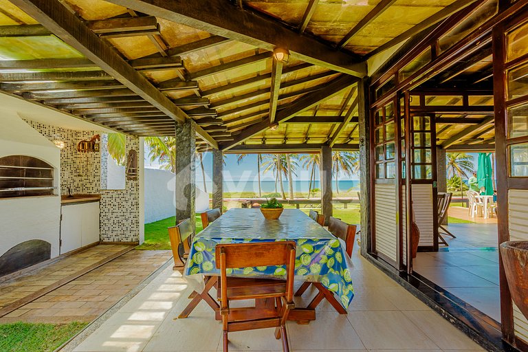 GB155 Beachfront house with pool 5/4 Guarajuba