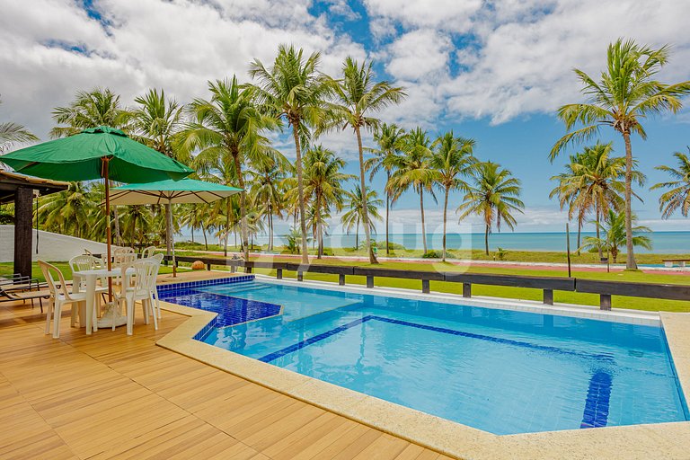 GB155 Beachfront house with pool 5/4 Guarajuba