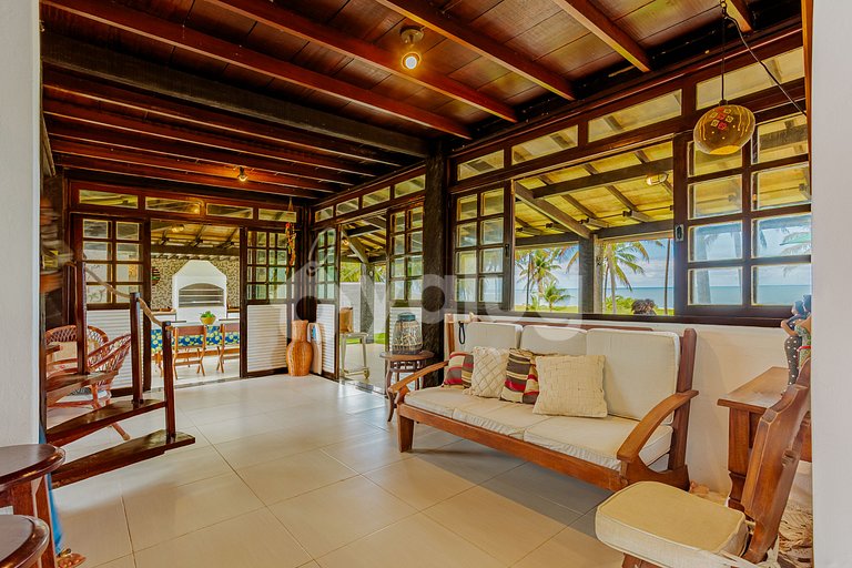 GB155 Beachfront house with pool 5/4 Guarajuba