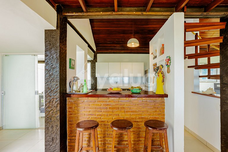 GB155 Beachfront house with pool 5/4 Guarajuba