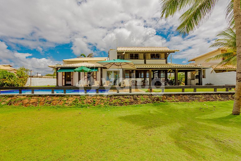 GB155 Beachfront house with pool 5/4 Guarajuba