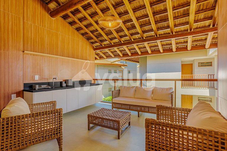 IT144 Ocean-View Ap. 3 En-suite Bedrooms Beachfront Cond.