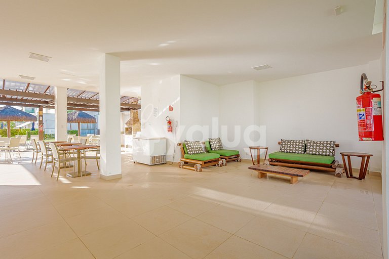 AP exclusivo 850m de la playa cnd. c/ piscina Praia do Forte