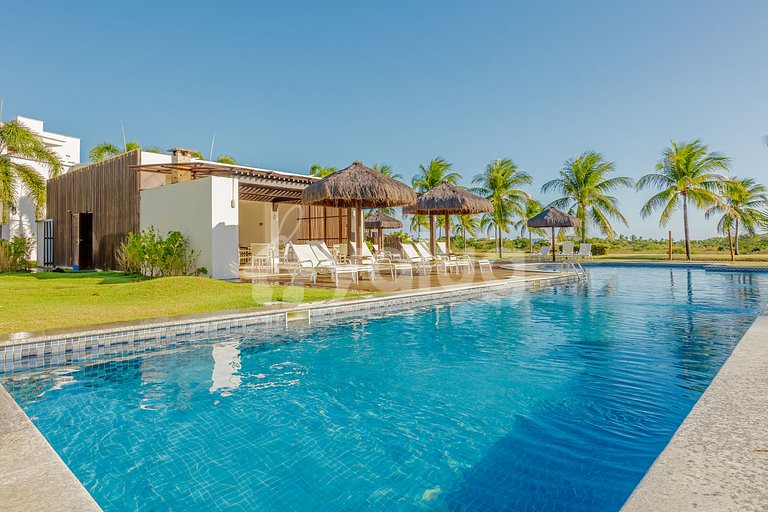 Ap Exclusivo 350m da praia Cond. c/ piscina - Praia do Forte