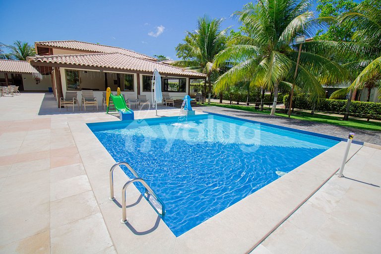 GB158 Perfect 3/4 Ap in Gated Community with Pool Guarajuba