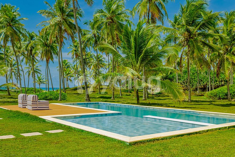 BV09 Casa Beira mar 6/4 c/ Piscina a 70m da Praia Busca Vida