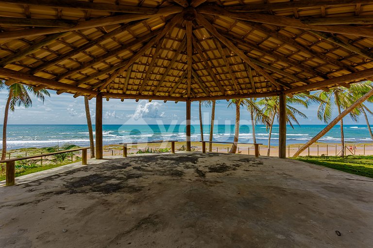 BV09 Casa Beira mar 6/4 c/ Piscina a 70m da Praia Busca Vida