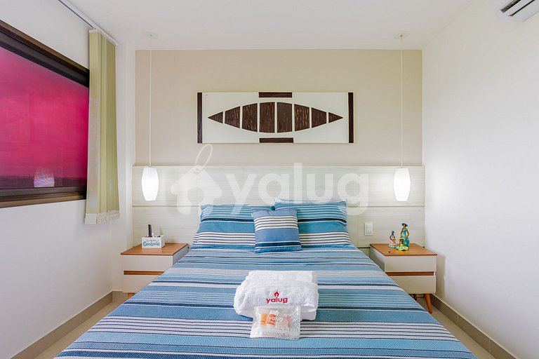 Ap Exclusivo 350m da praia Cond. c/ piscina - Praia do Forte