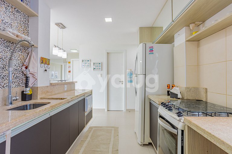 Ap Exclusivo 850m da praia Cond. c/ piscina - Praia do Forte