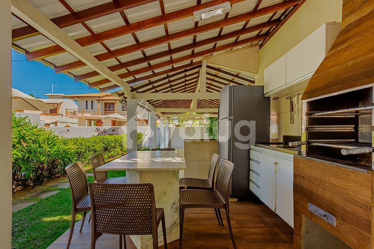 GB157 Casa con 4 suites y piscina 500m de la playa Guarajuba