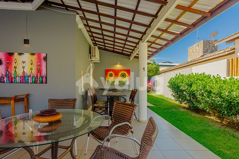 GB157 House with 4 suites and pool 500m from Beach Guarajuba