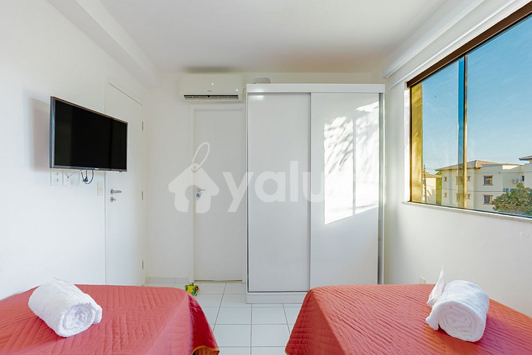 GB158 Perfeito Apartamento 3/4 Cond. c/  Piscina Guarajuba
