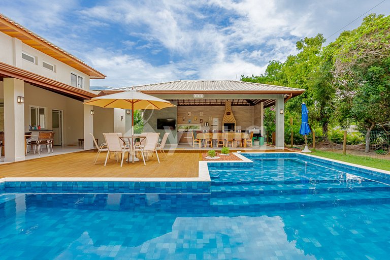 IT145 Perfeita Casa c/ Piscina c/ Hidro 4 suítes Itacimirim