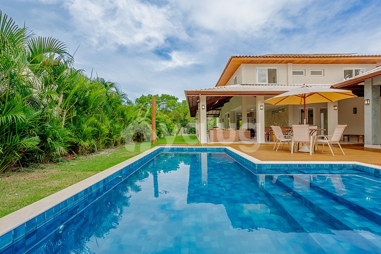 IT145 Perfeita Casa c/ Piscina c/ Hidro 4 suítes Itacimirim