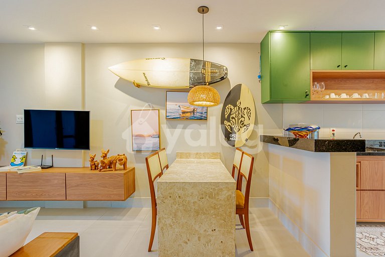 IT146 Dúplex a pie de playa con jacuzzi y 3 suites