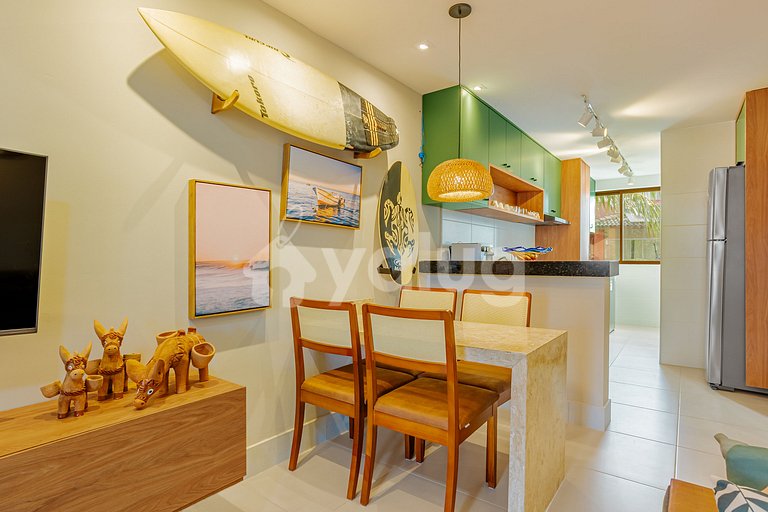 IT146 Beachfront Duplex with Jacuzzi – 3 Suites
