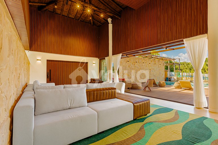 PF160 Casa Alto Padrão 6 Suítes Piscina c/ Hidromassagem