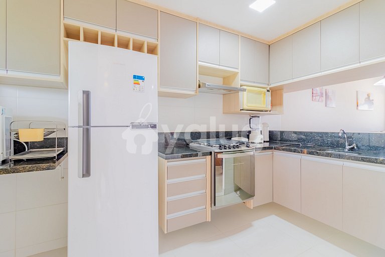 Apartamento aconchegante, 2 suítes - Guarajuba