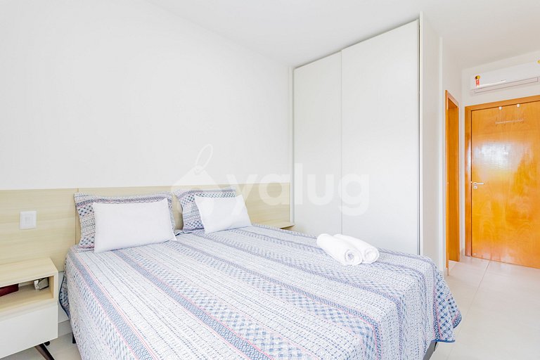 Apartamento aconchegante, 2 suítes - Guarajuba