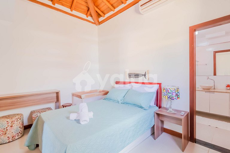 Bangalô Duplex 3 Suítes Pé na Areia, Itacimirim